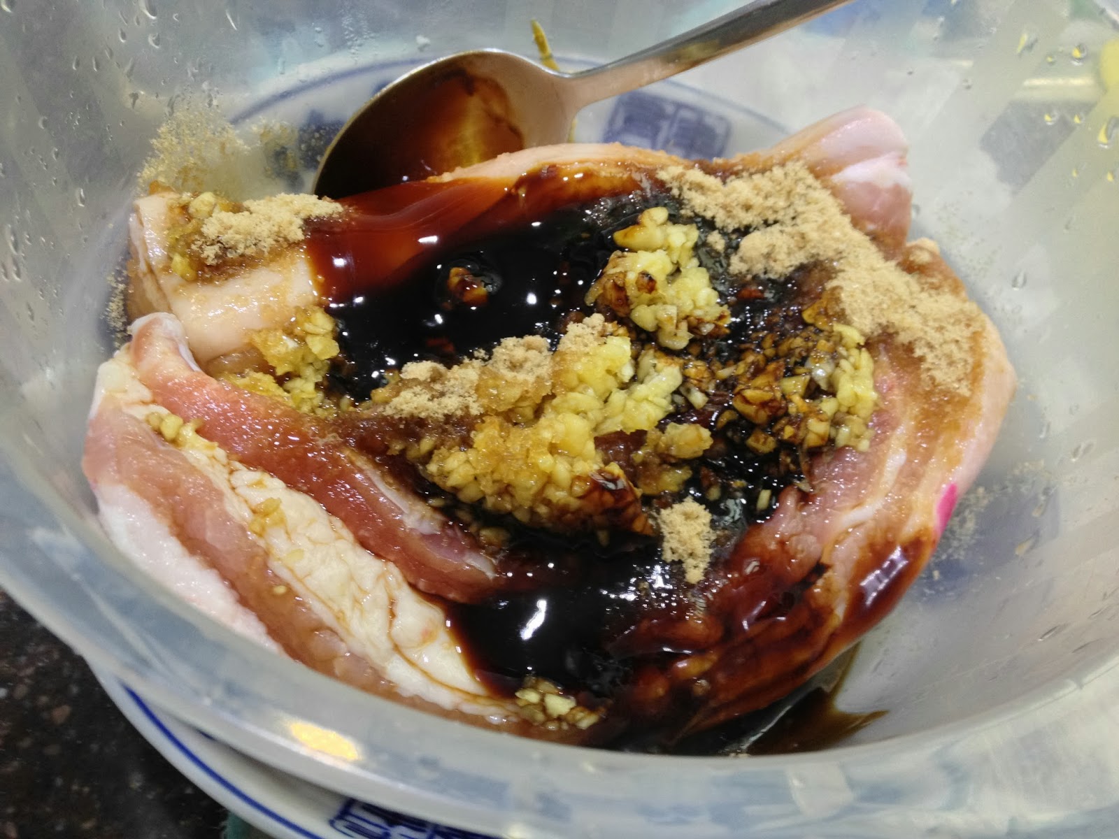 letter blocks say what? Recipe of the Week Wokbraised Pork Belly